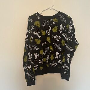 The Grinch Black Graphic Crewneck Sweater